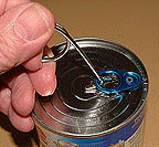 Elderly people find it easier to open those pull top grocery and pet food cans that can be very difficult to grasp.